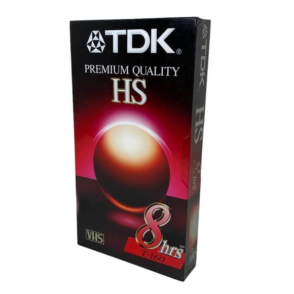 Blank VHS New Sealed TDK Premium Quality HS 8 hrs & JVC SX 6 hrs - 5 Total - Picture 2 of 6